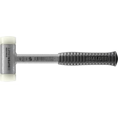 Halder Kunststofhamer | lengte 300 mm hoofd-d. 40 mm | stalen buis terugslagvrij | hard nylon wit | 1 stuk - 3377.040 - 3377.040 Halder Kunststofhamer | lengte 300 mm hoofd-d. 40 mm | stalen buis terugslagvrij | hard nylon wit | 1 stuk - 3377.040 - 3377.040