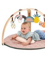 Leertapijt met houten boog LUDI. meerkleurig - thumbnail