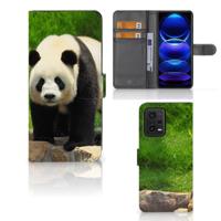 Xiaomi Redmi Note 12 5G | Poco X5 | Telefoonhoesje | Met pasjeshouder | Panda - thumbnail