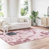 Hoogpolig vloerkleed NAVARRA 200x290 cm polyester stoffig roze - thumbnail