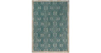 Ted Baker - Kinmo Green 56807 - 140x200 cm Vloerkleed