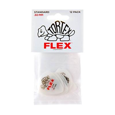 Dunlop Tortex Flex Standard plectrums 0.50 mm (12 stuks)