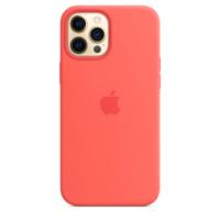 Apple Silicone MagSafe Case iPhone 12 Pro Max Pink Citrus - thumbnail