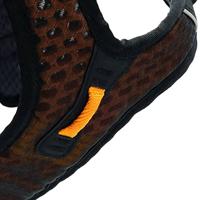 Non-stop dogwear® Hondentuig Rock Harness Long, zwart/oranje, Maat: XS - thumbnail