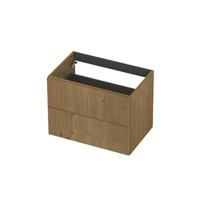 INK - Onderkast 2L Fineer Gefreesd Tbv Greep - 700x450x520 Mm - Natur - thumbnail