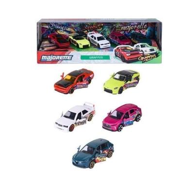 MAJORETTE - Majo SL Graffiti 5 stuks geschenkverpakking - vanaf 3 jaar