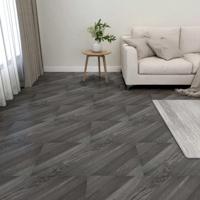 Vloerplanken zelfklevend 55 st 5,11 m PVC gestreept grijs - thumbnail