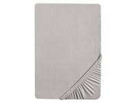 Biberna Jersey hoeslaken (Grijs, 140-160 x 200 cm) - thumbnail