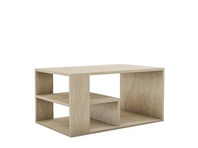 Salontafel - EROS - Rechthoekig - Travertin - 80 x 50 x 40 cm - thumbnail