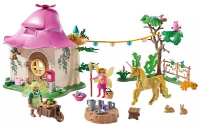Playmobil® Princess Magic gezellig sprookjeshuis met gouden eenhoorn en stal - thumbnail