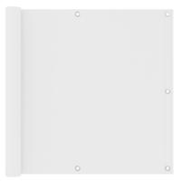 VidaXL Balkonscherm 90x600 cm oxford stof wit - thumbnail