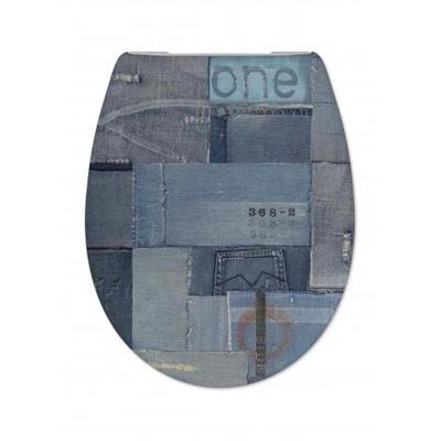 Toiletzitting Cedo Jeans Softclose Blauw Cedo Toiletzitting Cedo Jeans Softclose Blauw Cedo