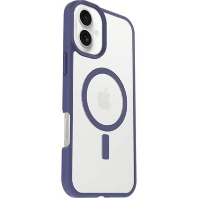 Otterbox React MagSafe Case Apple iPhone 16 Plus Violet, Transparant MagSafe compatible