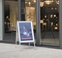 Franken Stoepreclamebord DIN A1 64 cm x 115 cm x 79 cm 1 stuk(s) - thumbnail