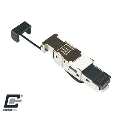 BTR E-DAT Industrie IP20, RJ45-stekker voor veldmontage, zwart BTR E-DAT Industrie IP20, RJ45-stekker voor veldmontage, zwart