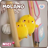 Molang Piu Piu knuffel - 24 cm - thumbnail