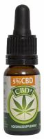 CBD plus olie 5% 10 Milliliter - thumbnail