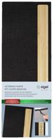 Sigel GM220 Drankenmap 1/2 DIN A4 1 stuk(s) Incl. 2 dubbele transparante hoezen voor 8 paginas, Rubberen binding Donkergrijs, Beige - thumbnail