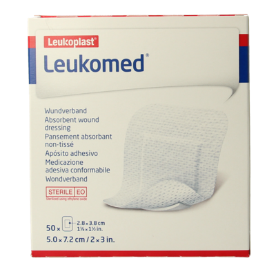 Leukomed Verband Steriel 7,2cmx 5cm 50 7238000