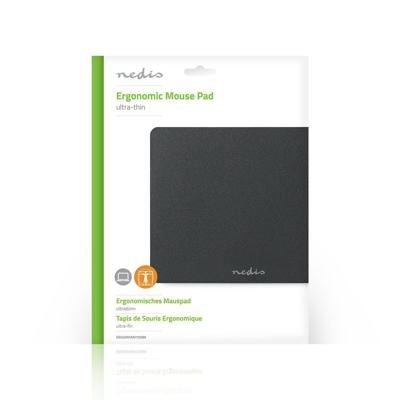 Ergonomic Anti-Microbial Mouse Pad | Ultra-Thin | 240 x 190 mm | Black