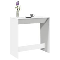 Bartafel 102x50x103,5 cm bewerkt hout wit - thumbnail