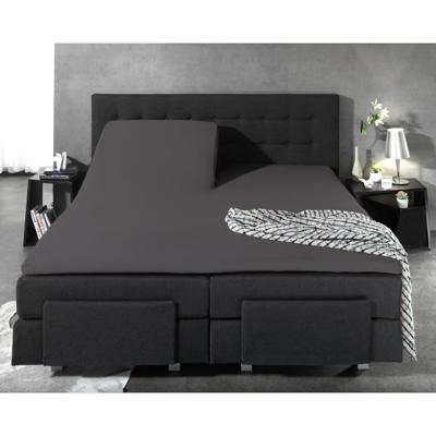 Dreamhouse Splittopper Katoen Hoeslaken Antraciet 160 x 220 cm