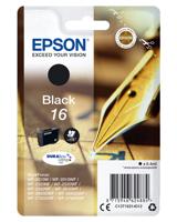 EPSON Pack van 1 inktpatroon - 16 pennen - zwart / wit - standaardcapaciteit 5,4 ml - blister met 175 pagina's met alarmpen - thumbnail