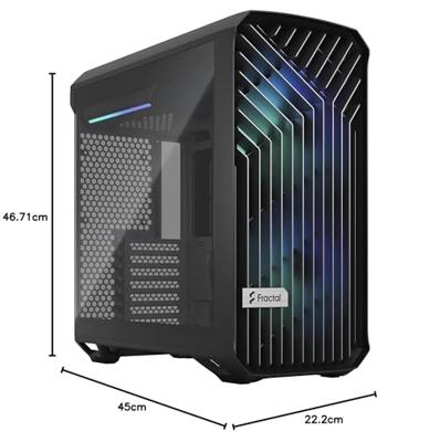 Fractal Design Torrent Compact Tower PC-behuizing Zwart