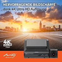 Mio MiVue 955W 4K Ultra HD + Wifi + GPS Dashcam Zwart - thumbnail