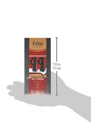 Vivani Chocoladereep Puur 99% Cacao