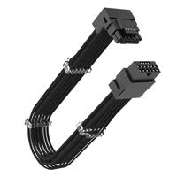 Akasa G-Nexus PX16 12+4-pin Zwart - thumbnail