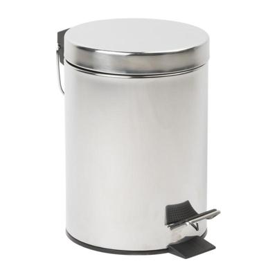 Mini pedaalemmer - 3 liter - zilver Mini pedaalemmer - 3 liter - zilver