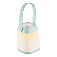 LED Campinglamp oplaadbaar - Draadloos - Dimbaar warm wit licht - 28 cm - Mintgroen - thumbnail
