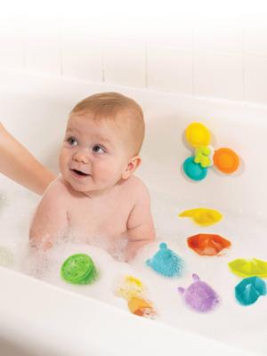 INFANTINO siliconen badset meerkleurig