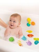 INFANTINO siliconen badset meerkleurig - thumbnail