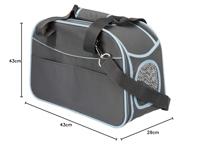 Trixie hondentas alison grijs / lichtblauw tot 8 kg - thumbnail