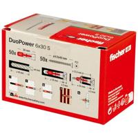 Fischer 535459 DUOPOWER 6x30 S LD 2-componenten plug 30 mm 6 mm 50 stuk(s) - thumbnail