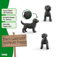 Schleich farm world zwarte labrador retriever pup 14922 - thumbnail