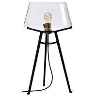 Tonone Ella Tafellamp - Zwart - Transparant - thumbnail