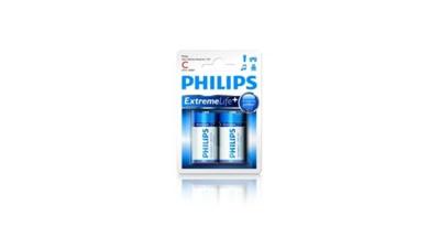 Philips eXtreme Life + 2-Blister C cell (LR14)