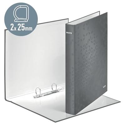 Leitz WOW ringmap 2 ringen, paars