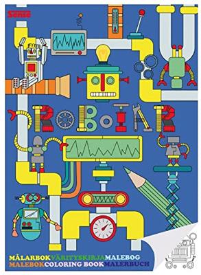 Haza Witbaard Kleurboek robot
