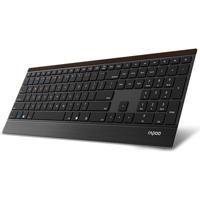 Rapoo 9500M Multi-mode Wireless Ultra-slim Toetsenbord Toetsenbord Zwart - thumbnail