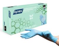 Handschoen hynex nitril bio l blauw 3.5gr 100st - thumbnail