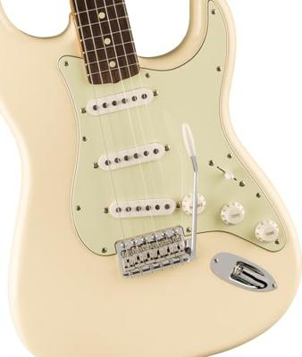 Fender Vintera II 60s Stratocaster RW Olympic White elektrische gitaar met deluxe gigbag