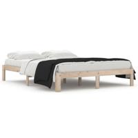 Bedframe massief hout 150x200 cm - thumbnail