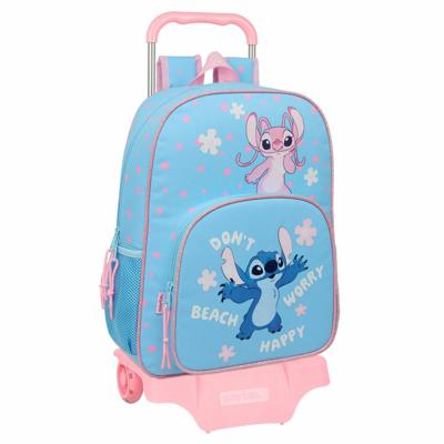 Schoolrugzak Lilo & Stitch Happy Hemelsblauw 33 x 42 x 14 cm