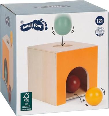 Small Foot - houten montessori knikkerdoos fsc Small Foot - houten montessori knikkerdoos fsc