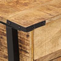 Nachtkastje 40x30x42 cm massief mangohout - thumbnail