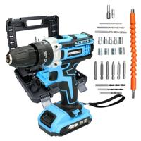 Set met boor en accessoires Ferrestock FSKTAB101 21 V 25 Onderdelen - thumbnail